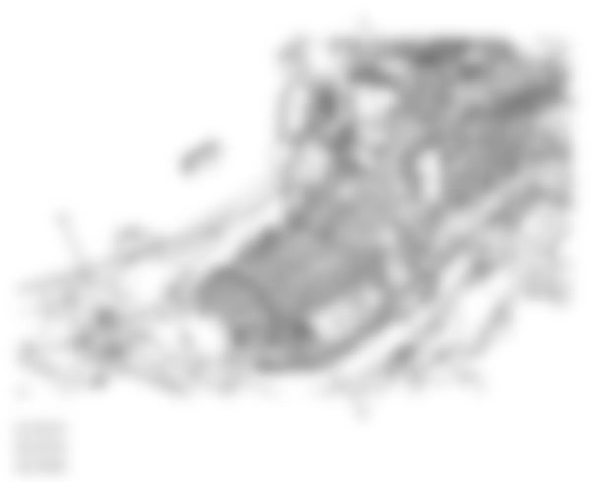 GMC Yukon Hybrid 2010 - Component Locations -  Engine & Transmission (Hybrid)