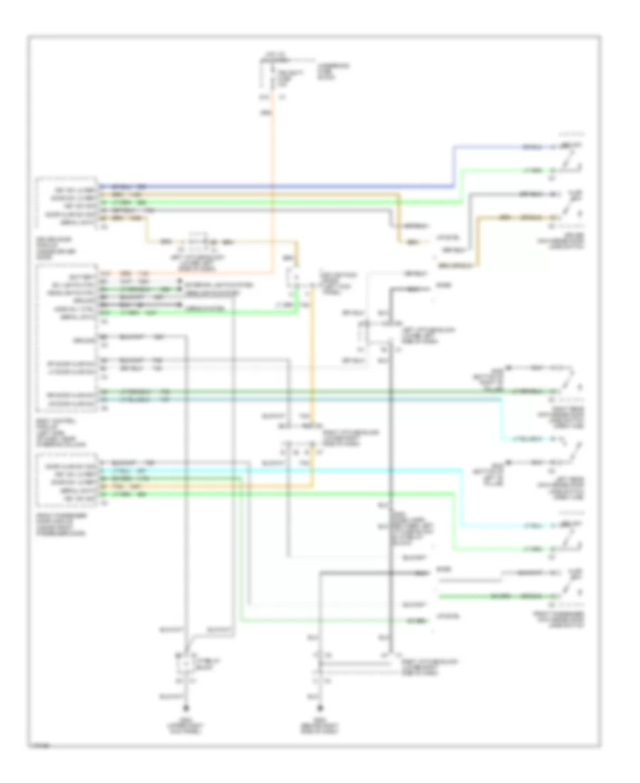 Forced Entry Wiring Diagram for GMC Sierra 2003 3500