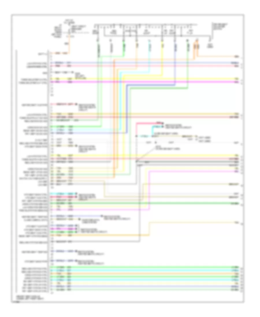 Memory Systems Wiring Diagram 1 of 2 for GMC Sierra 2003 3500