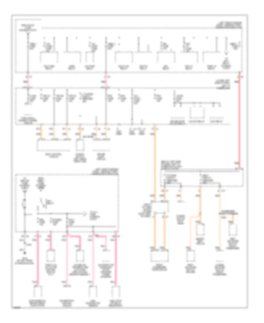 4 3L VIN X Power Distribution Wiring Diagram 3 of 6 for GMC Sierra 2003 3500
