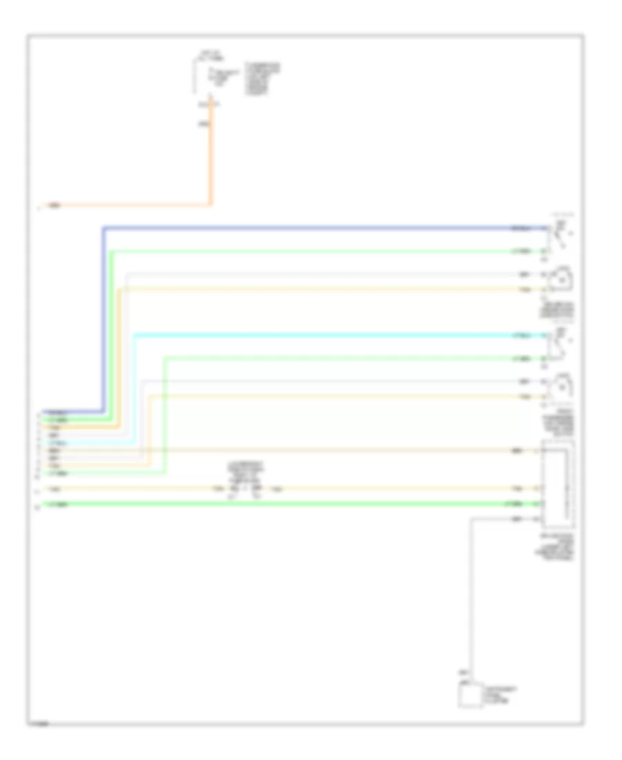 Power Door Locks Wiring Diagram, Up Level (2 of 2) for GMC Sierra 3500 2003