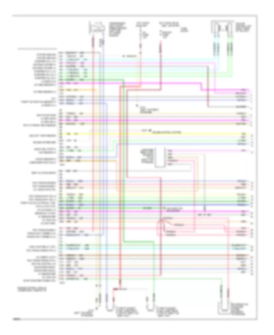 7.4L (VIN N), Engine Performance Wiring Diagrams, AT (1 of 3) for GMC Suburban K2500 1994