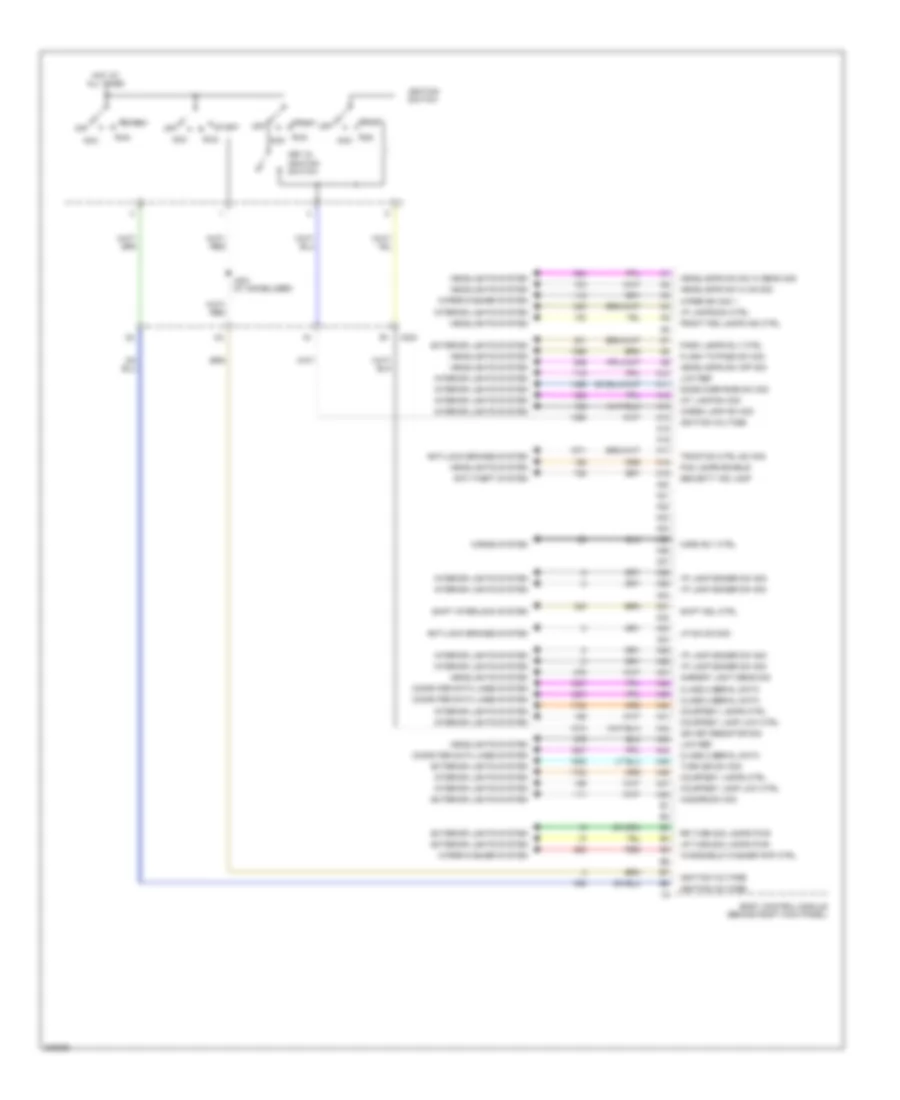 Body Control Modules Wiring Diagram 2 of 2 for GMC Canyon 2011