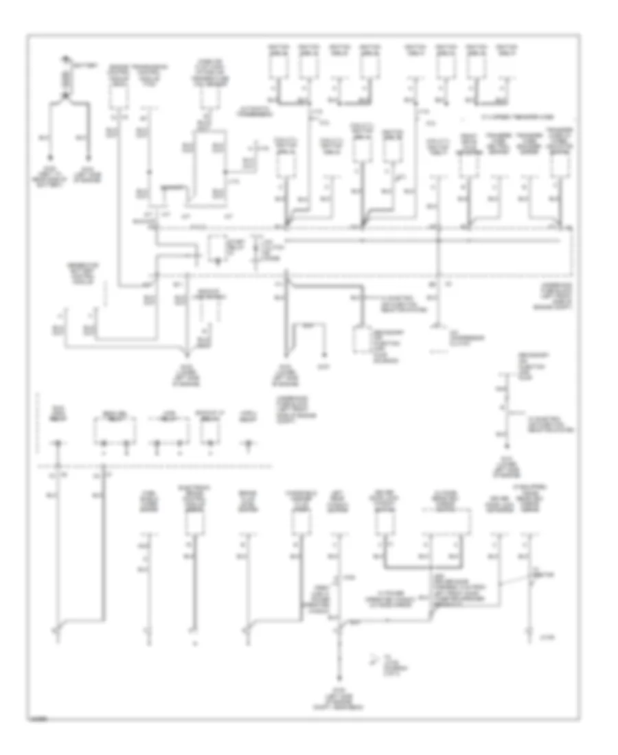 Ground Distribution Wiring Diagram 1 of 3 for GMC Canyon 2011