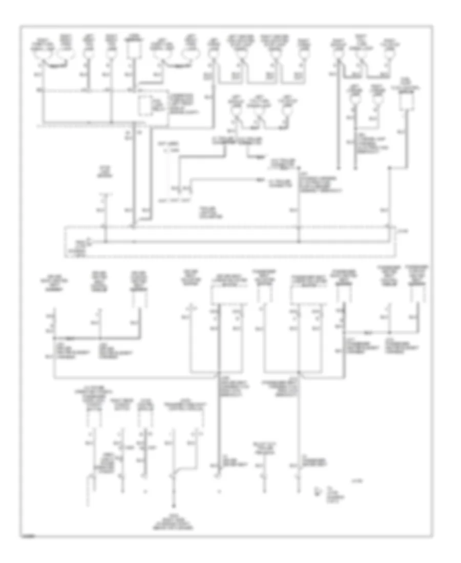 Ground Distribution Wiring Diagram 2 of 3 for GMC Canyon 2011