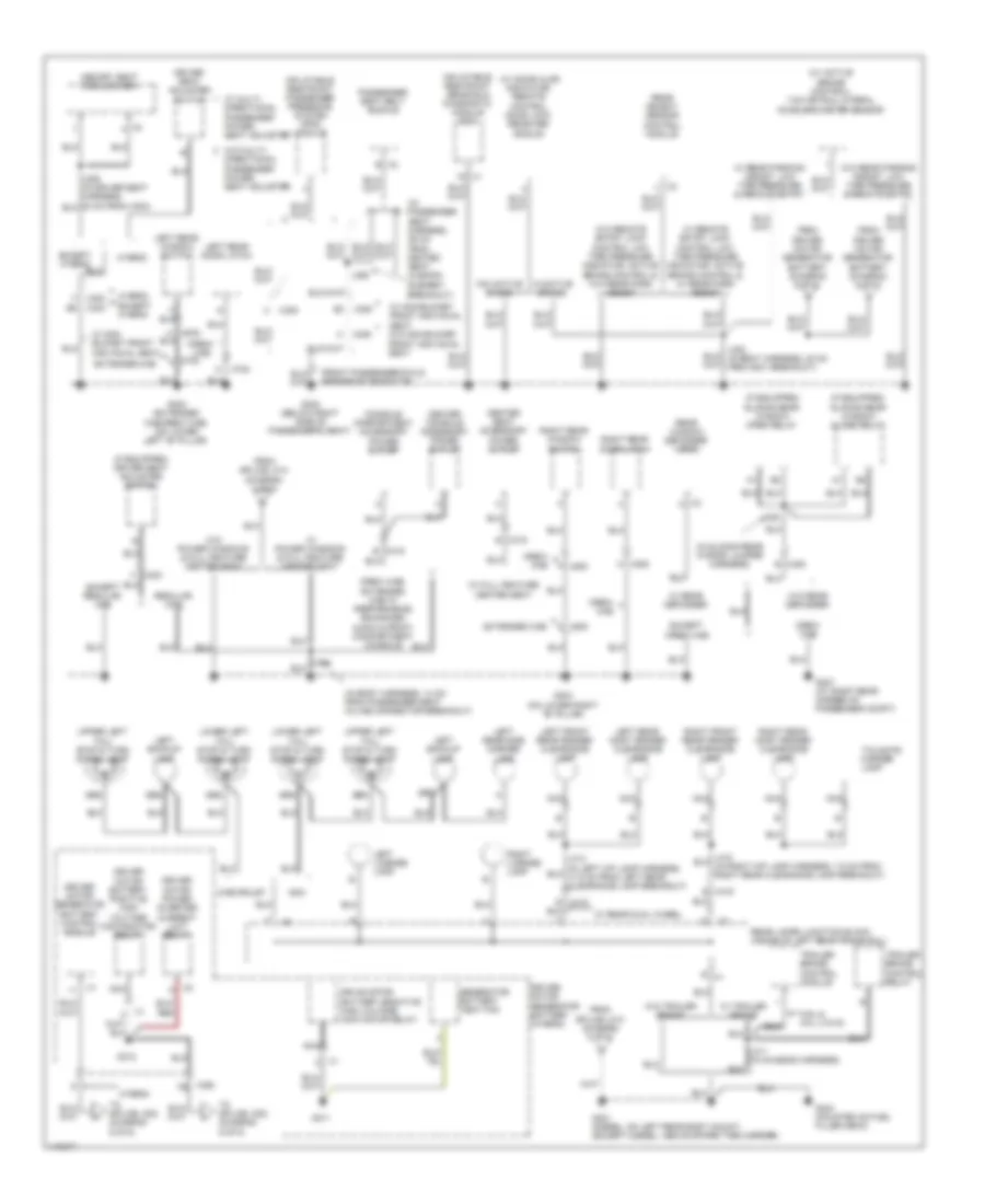 Ground Distribution Wiring Diagram 6 of 6 for GMC Sierra HD SLE 2013 3500