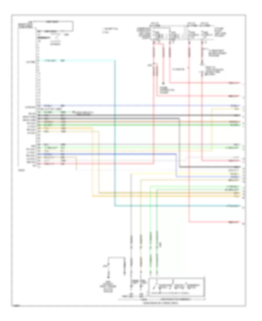 Navigation Wiring Diagram, with UYS, Y91  UQA (1 of 5) for GMC Sierra 3500 HD SLE 2013