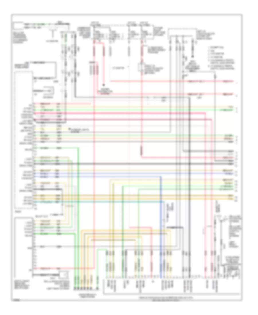 Navigation Wiring Diagram, with Y91  UQA, without UYS (1 of 3) for GMC Sierra 3500 HD SLE 2013