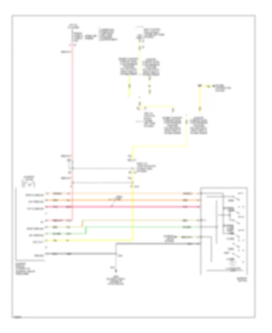 Power TopSunroof Wiring Diagram for GMC Sierra 3500 HD SLE 2013
