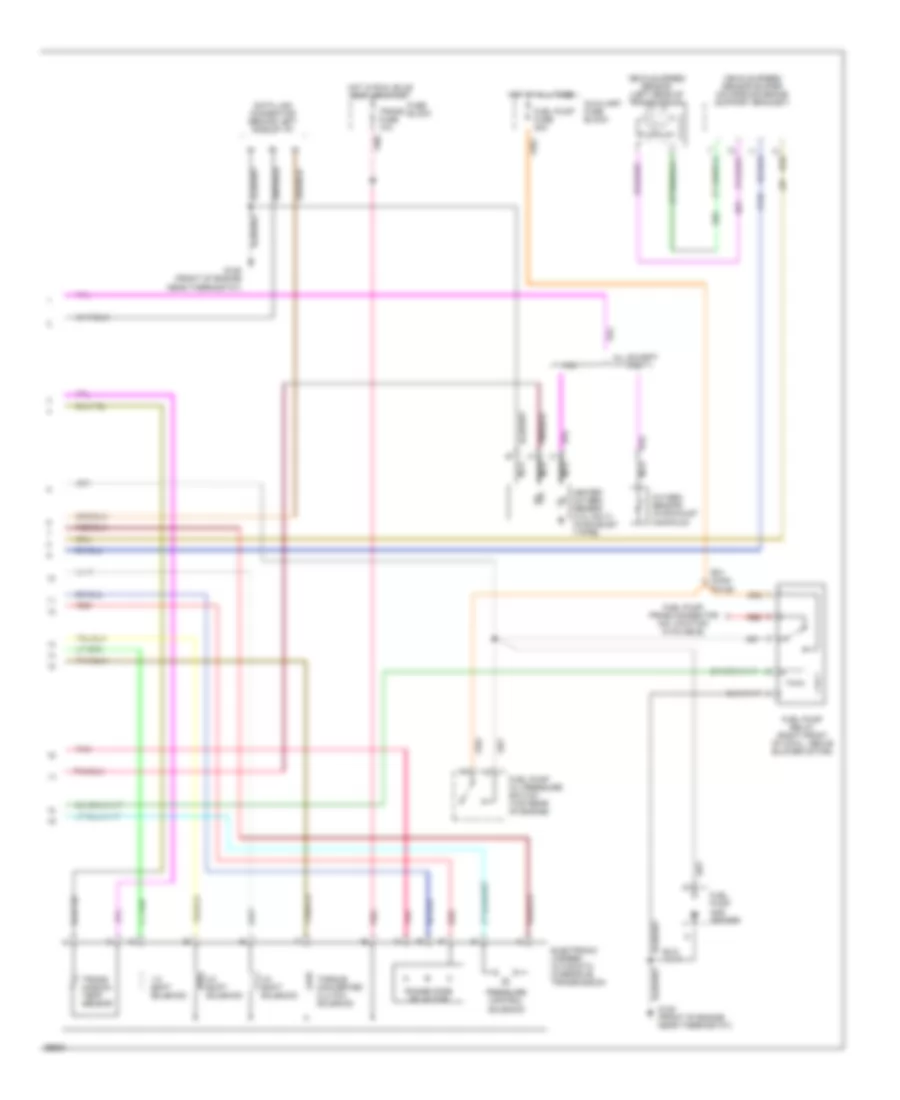 4.3L (VIN Z), Engine Performance Wiring Diagrams, 4L60E AT (3 of 3) for GMC Vandura G1500 1994