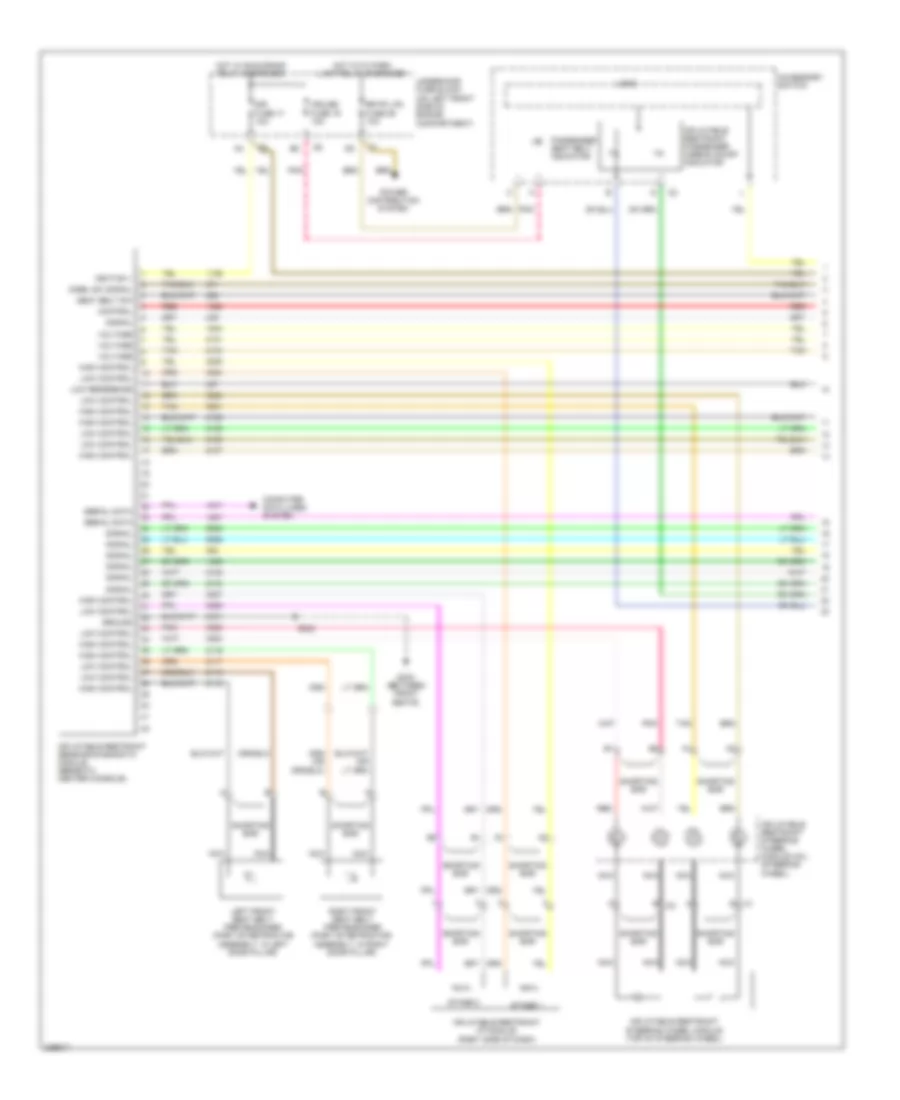 Supplemental Restraints Wiring Diagram 1 of 2 for GMC Canyon 2006