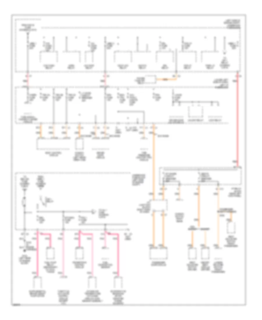 5 3L VIN T Power Distribution Wiring Diagram 3 of 6 for GMC Sierra Classic 2007 1500