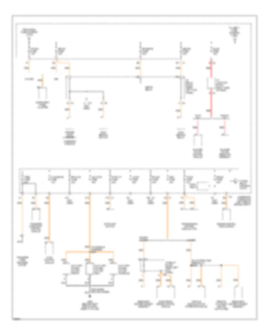 6.6L VIN D, Power Distribution Wiring Diagram (2 of 5) for GMC Sierra Classic 1500 2007
