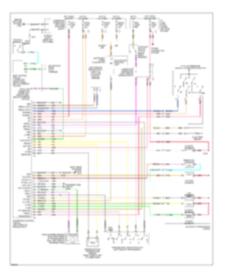 5 3L VIN T A T Wiring Diagram Except Hybrid for GMC Sierra Classic 2007 1500