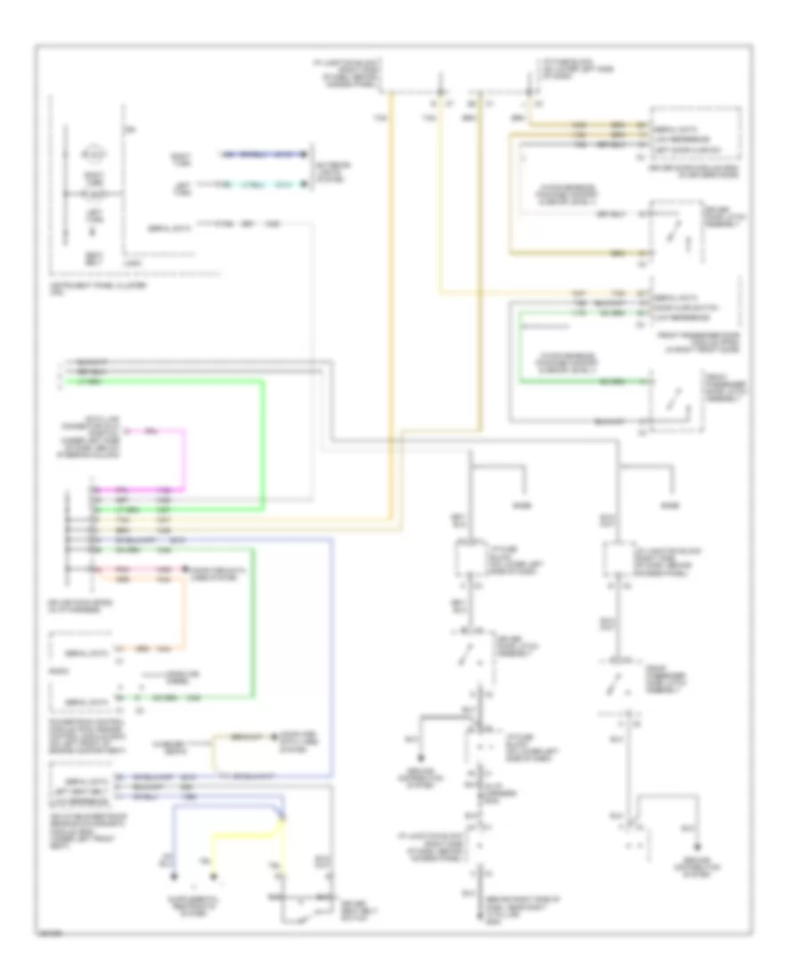 Chime Wiring Diagram 2 of 2 for GMC Sierra Classic 2007 1500