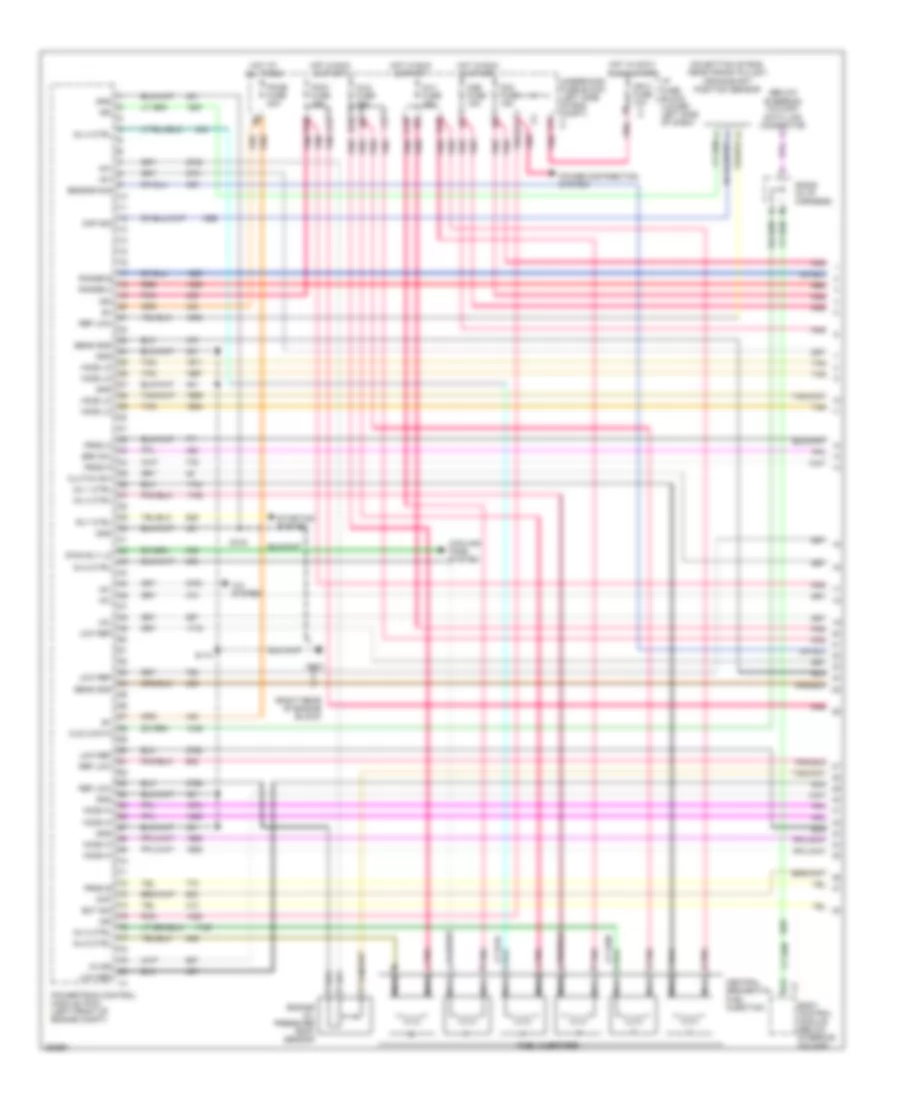 4 3L VIN X Engine Performance Wiring Diagram 1 of 4 for GMC Sierra Classic 2007 1500
