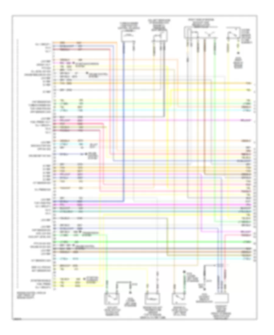 6.6L VIN D, Engine Performance Wiring Diagram (1 of 6) for GMC Sierra Classic 1500 2007