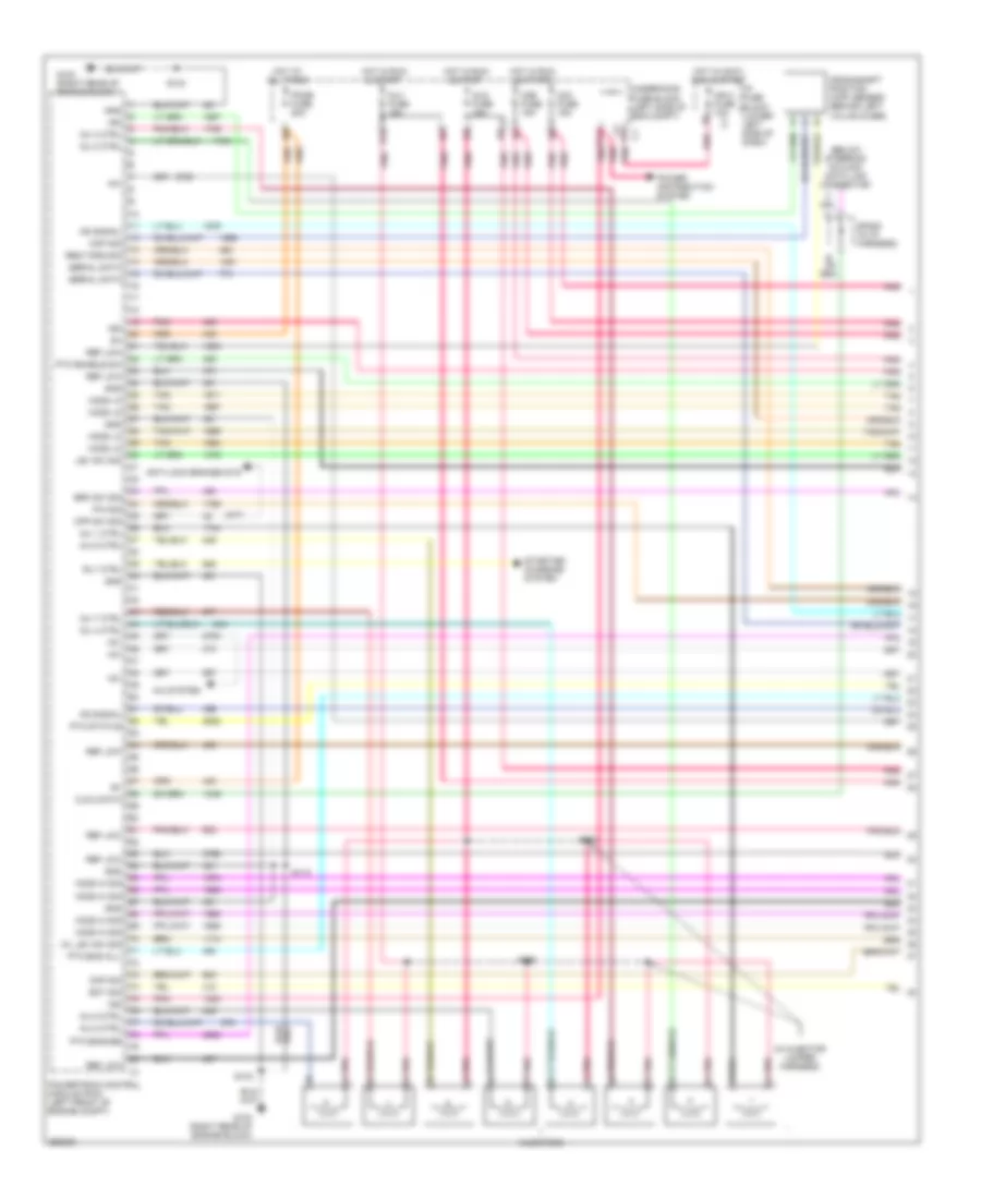 8 1L VIN G Engine Performance Wiring Diagram 1 of 5 for GMC Sierra Classic 2007 1500