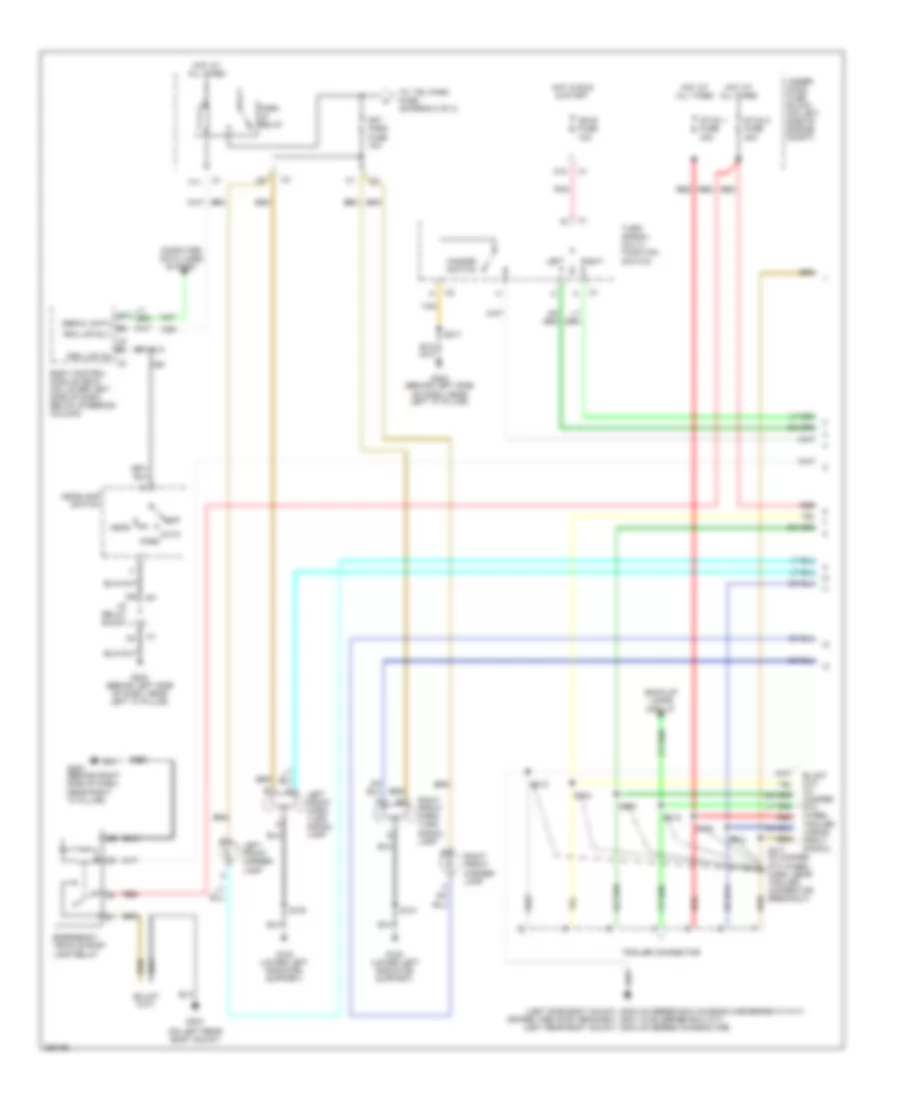 Exterior Lamps Wiring Diagram (1 of 3) for GMC Sierra Classic 1500 2007