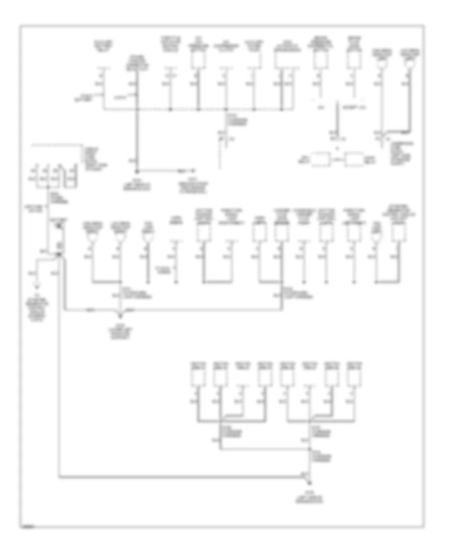 Ground Distribution Wiring Diagram, Hybrid (1 of 5) for GMC Sierra Classic 1500 2007