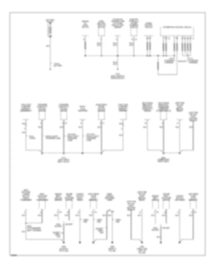 Ground Distribution Wiring Diagram, Hybrid (2 of 5) for GMC Sierra Classic 1500 2007