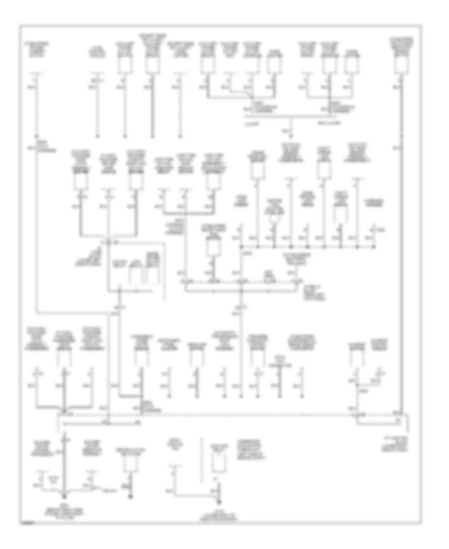 Ground Distribution Wiring Diagram, Hybrid (4 of 5) for GMC Sierra Classic 1500 2007