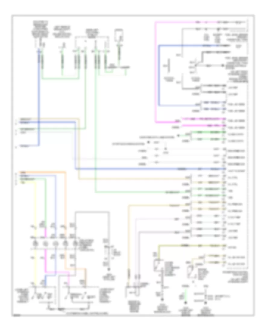 Instrument Cluster Wiring Diagram 2 of 2 for GMC Sierra Classic 2007 1500