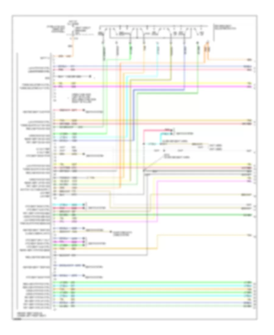 Memory Seat Wiring Diagram 1 of 2 for GMC Sierra Classic 2007 1500
