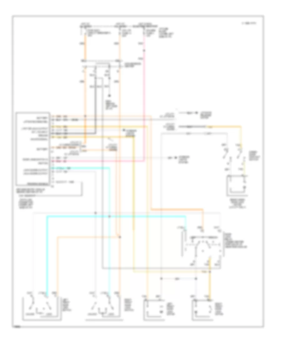 Keyless Entry Wiring Diagram for GMC Pickup C1996 3500