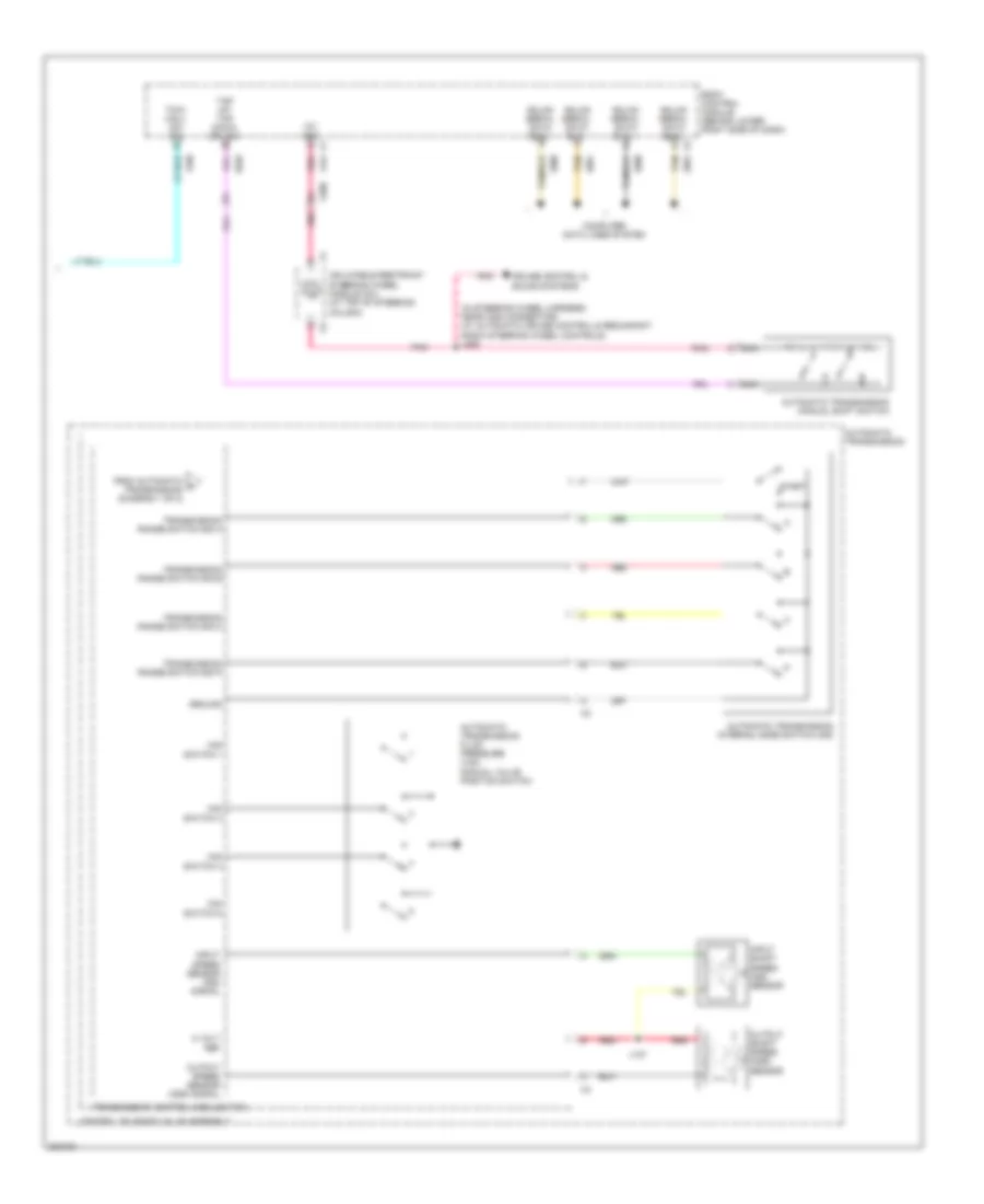 Transmission Wiring Diagram 2 of 2 for GMC Savana Camper Special G2011 3500
