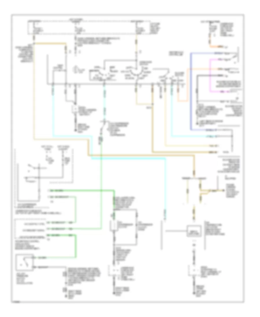 4.3L VIN X, Manual AC Wiring Diagram for GMC Sonoma 2003