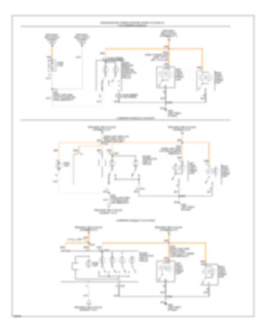 Courtesy Lamps Wiring Diagram 2 of 2 for GMC Sonoma 2003