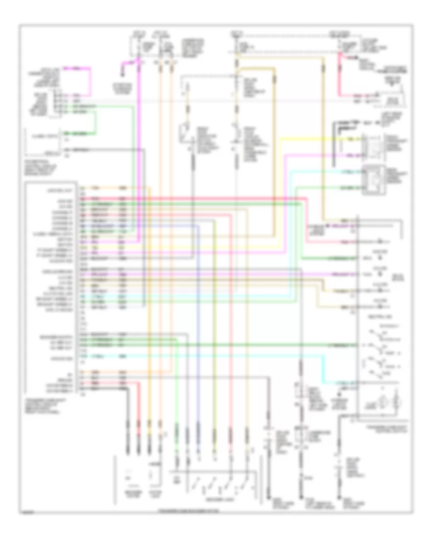 4 3L VIN X Transfer Case Wiring Diagram with 2 Speed Automatic Transfer Case for GMC Sonoma 2003