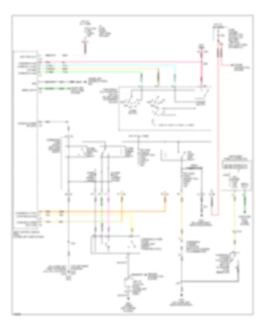 Wiper Washer Wiring Diagram for GMC Sierra HD SLT 2013 3500
