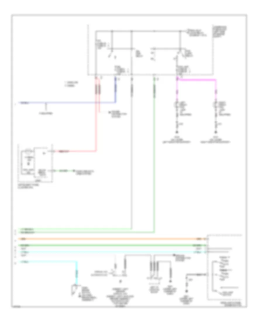 Headlights Wiring Diagram 2 of 2 for GMC Sierra HD SLT 2013 3500
