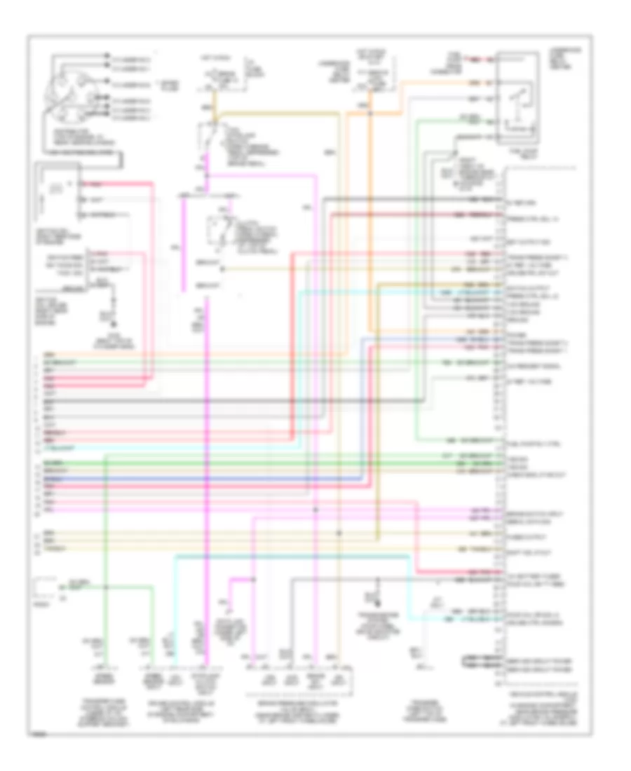 4 3L VIN W Engine Performance Wiring Diagrams 4 of 4 for GMC Pickup K1996 1500