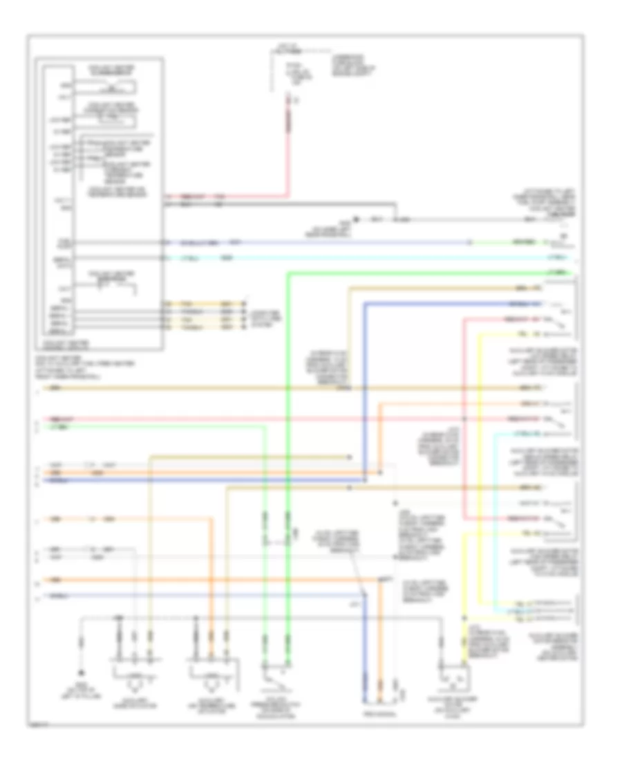 Manual AC Wiring Diagram, Passenger Van (2 of 3) for GMC Savana G1500 2011