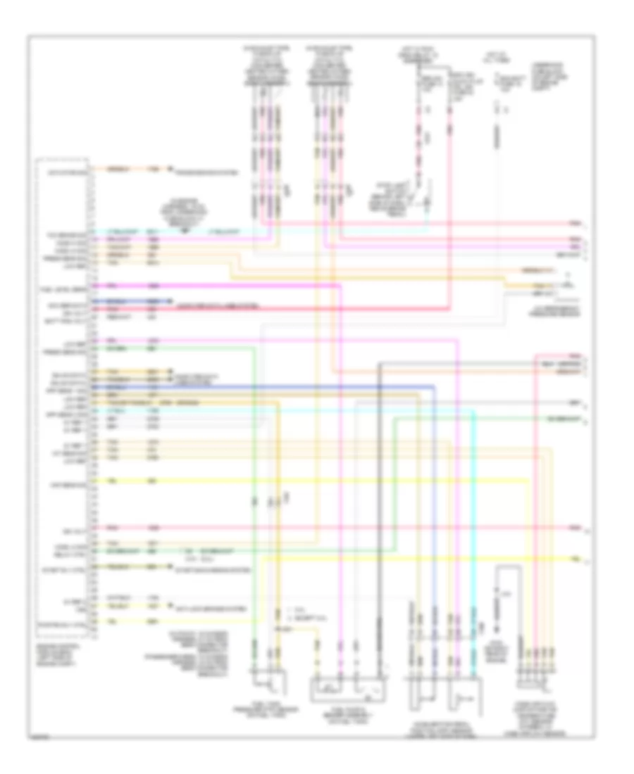 5.3L VIN 4, Engine Performance Wiring Diagram (1 of 5) for GMC Savana G1500 2011