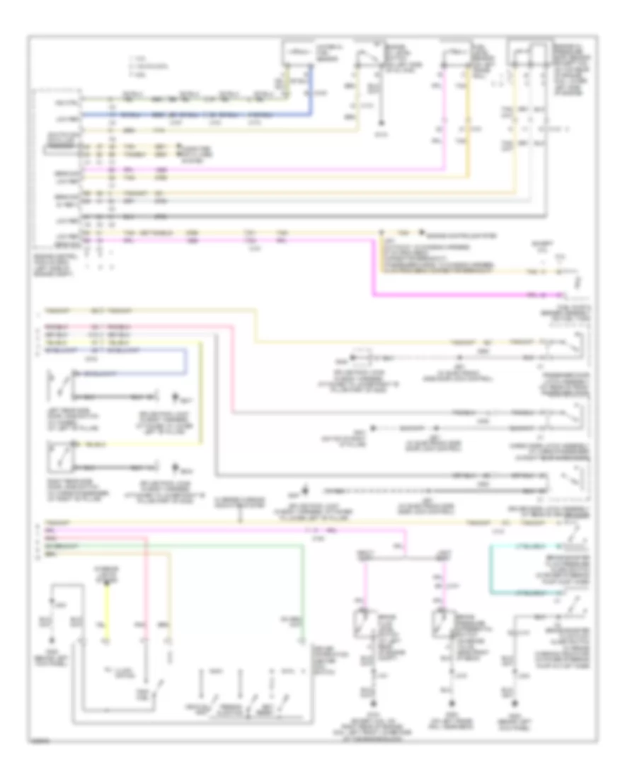 Instrument Cluster Wiring Diagram 2 of 2 for GMC Savana G2011 1500