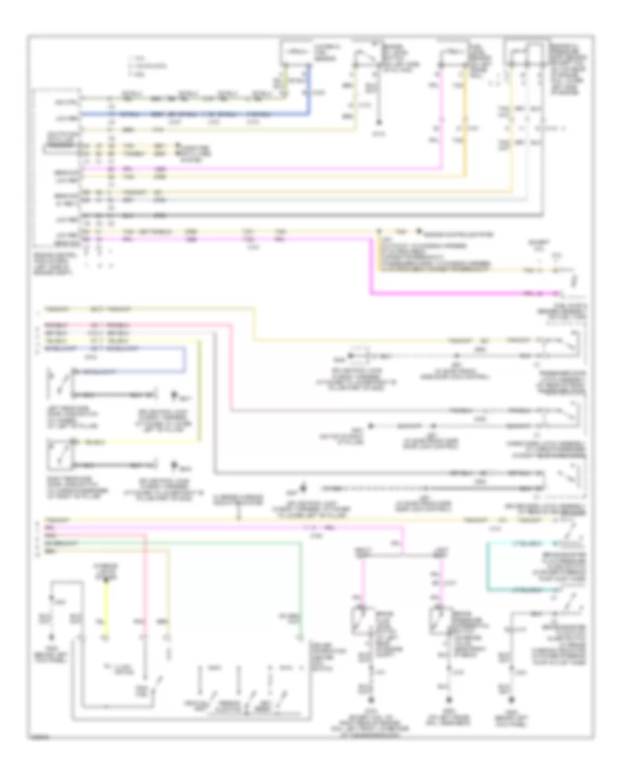 Instrument Cluster Wiring Diagram (2 of 2) for GMC Savana G1500 2011