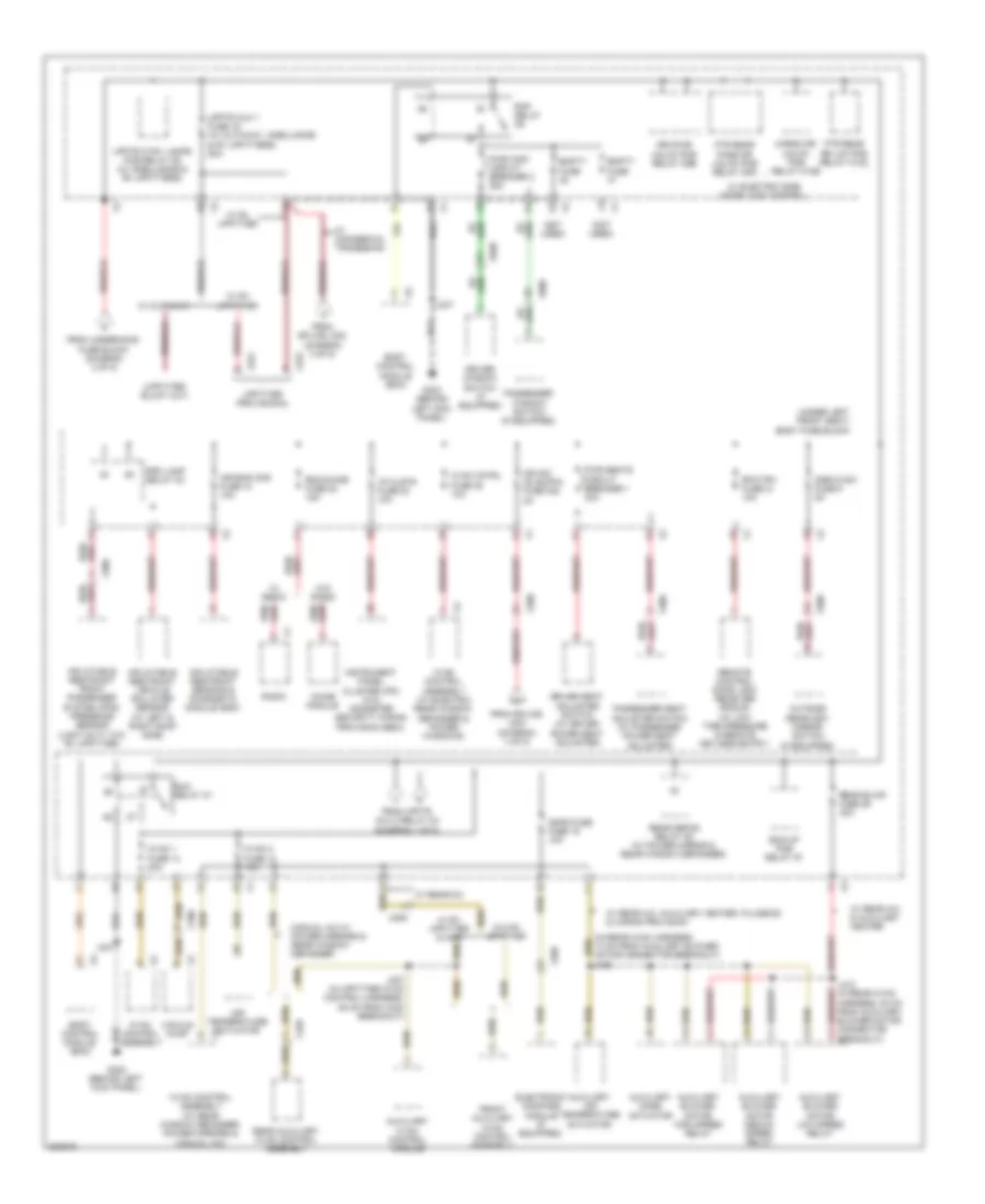 Power Distribution Wiring Diagram 4 of 5 for GMC Savana G2011 1500