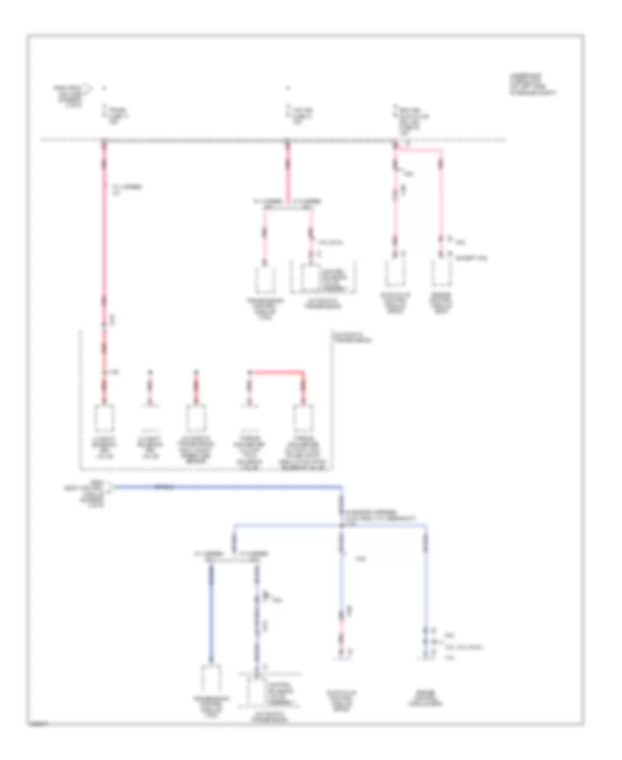 Power Distribution Wiring Diagram 5 of 5 for GMC Savana G2011 1500