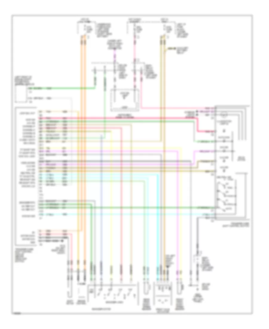 Transfer Case Wiring Diagram 2 Speed Automatic for GMC Sierra HD 2001 2500
