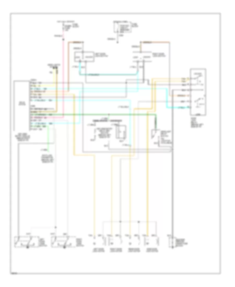 Keyless Entry Wiring Diagram for GMC Vandura G1994 3500