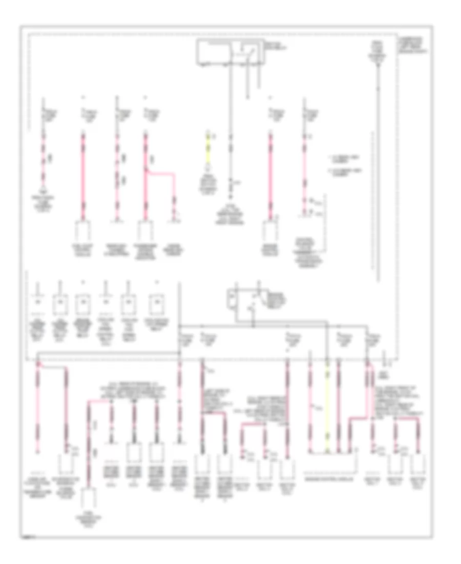 Power Distribution Wiring Diagram (4 of 4) for GMC Terrain SLE 2012