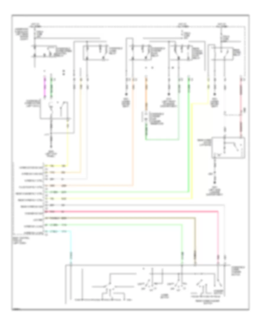 Wiper Washer Wiring Diagram for GMC Terrain SLE 2012