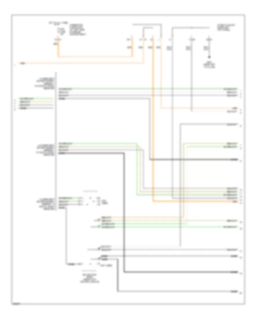 Mid-Line Radio Wiring Diagram, without Rear Seat Audio (3 of 4) for GMC Sierra Classic 1500 HD 2007