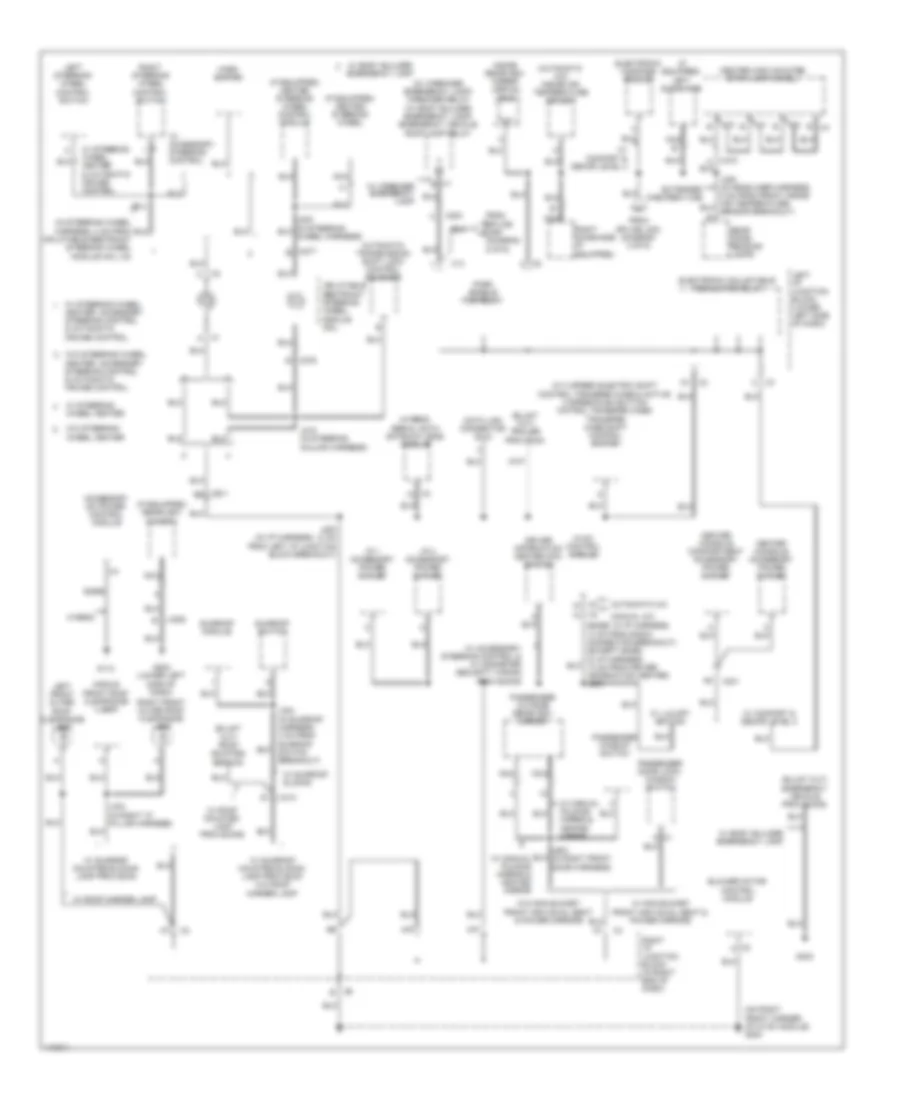 Ground Distribution Wiring Diagram (3 of 6) for GMC Sierra 3500 HD WT 2013