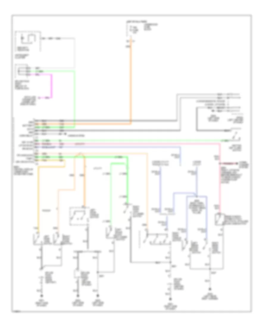 Forced Entry Wiring Diagram for GMC Jimmy 1999