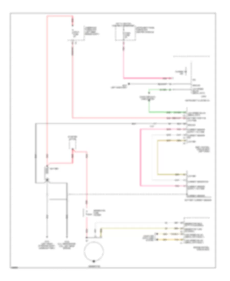 Charging Wiring Diagram for GMC Terrain SLT 2012